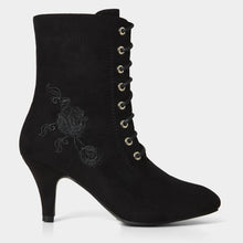Load image into Gallery viewer, Joe Browns Black So Enchanting Embroidered Boots
