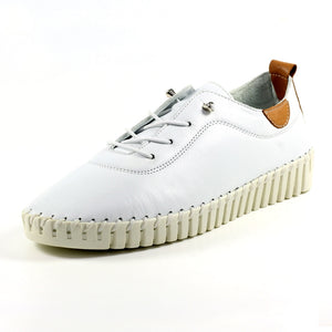 Lunar Flamborough Leather Shoes White