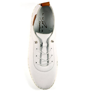Lunar Flamborough Leather Shoes White