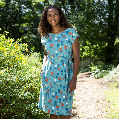 Lily & Me Soft Teal Seren Dress Marguerite