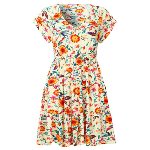 Joe Browns Cream Happy Days Floral Tunic