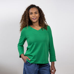 Lily & Me Green Sunday Top