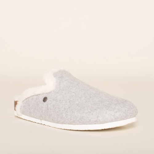 Brakeburn Light Grey Felt Slipper