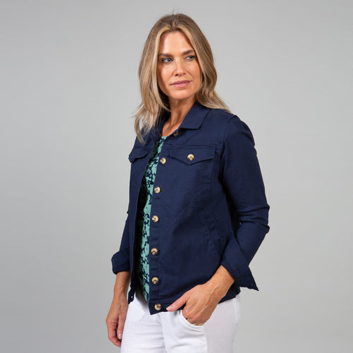 Lily & Me Navy Watergate Bay Jacket