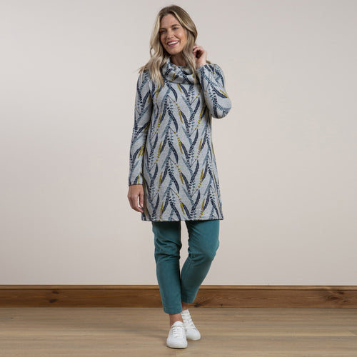 Lily & Me Grey Winkleigh Tunic Bracken
