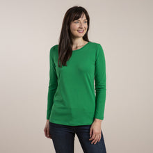 Load image into Gallery viewer, Lily &amp; Me Green Layering Tee