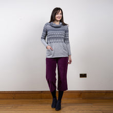 Load image into Gallery viewer, Lily &amp; Me Navy &amp; Grey Relaxed Everyday Jumper