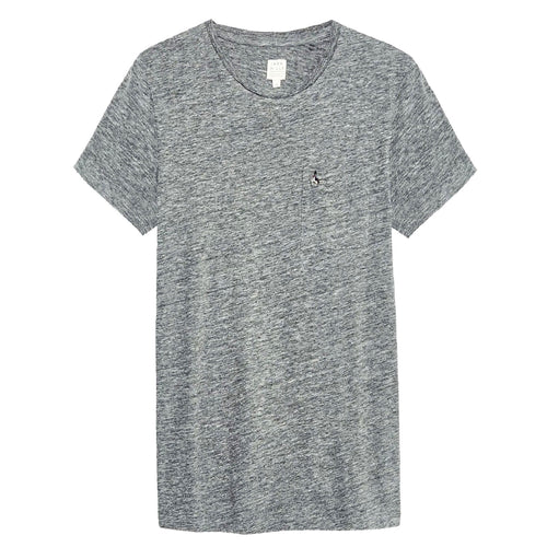 Jack Wills Grey Marl Mens Pure Cotton Slim Fit Logo T-Shirt