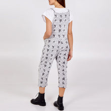 Load image into Gallery viewer, Italian Grey Star Dungarees 3/4 Length