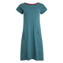 Load image into Gallery viewer, Weird Fish Sea Green Viola Recycled Organic Jersey Dress