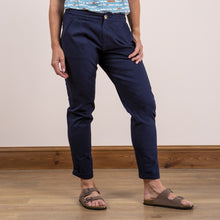 Load image into Gallery viewer, Lily &amp; Me Navy Breaker Trousers