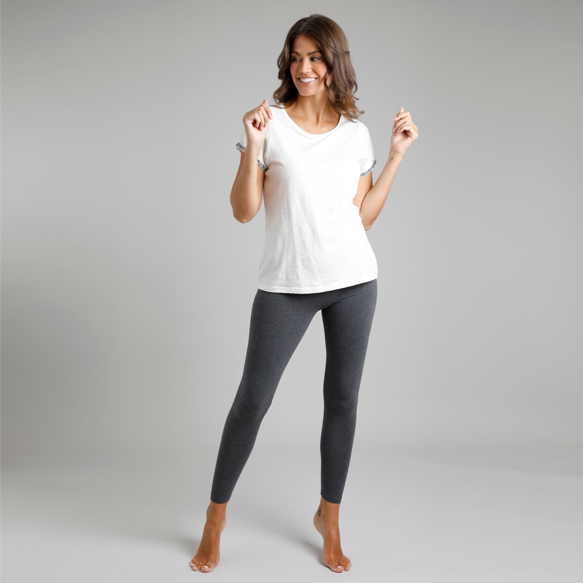 Weird Fish Washed Black Louisa Stretch Leggings – The Cut Label