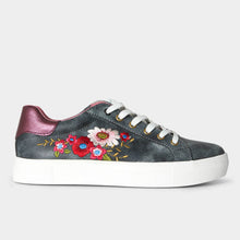 Load image into Gallery viewer, Joe Browns Navy So Lovely Embroidered Pumps