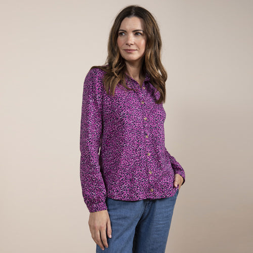 Lily & Me Cerise Bowbridge Shirt Pebble