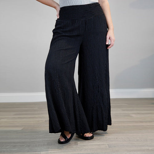 Goose Island Black Striped Trouser