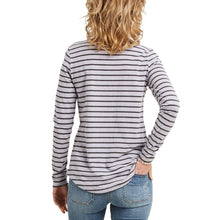 Load image into Gallery viewer, Fat Face Iris Long Sleeve Breton Stripe T-Shirt