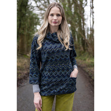 Load image into Gallery viewer, Lily &amp; Me Navy Olivia Jumper Swirls