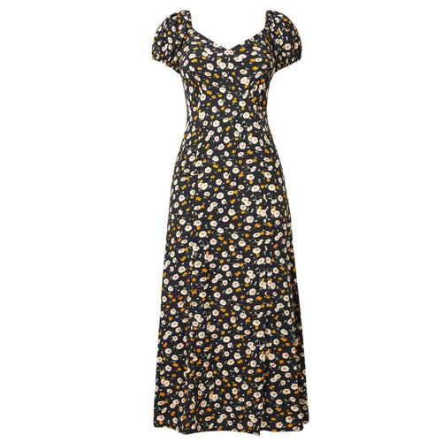 Joe Browns Black Blissful Buttercups Ditsy Dress