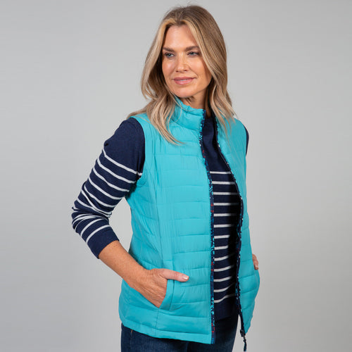 Lily & Me Soft Teal Ramble Gilet