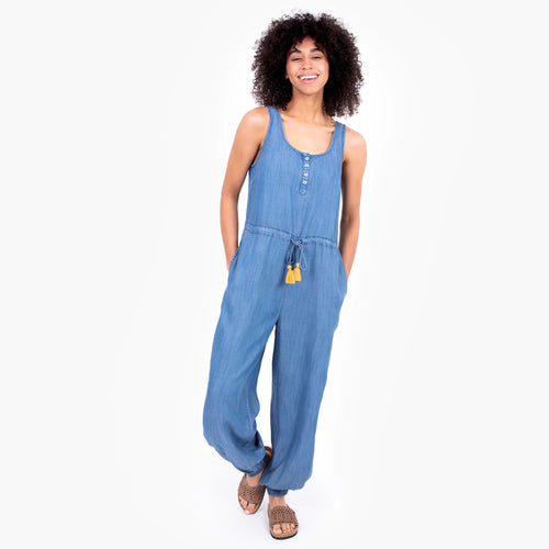 Brakeburn Soft Denim Grace Jumpsuit