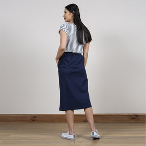 Lily & Me Navy Orchard Skirt