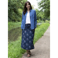 Load image into Gallery viewer, Lily &amp; Me Navy Daytrip Skirt Strawberry Fields
