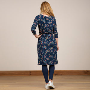 Lily & Me Navy Callowell Dress Pastel Flowers