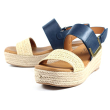 Load image into Gallery viewer, Lunar Logan Navy Sandals