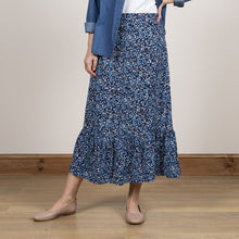 Load image into Gallery viewer, Lily &amp; Me Navy Witcombe Skirt Navy Ditsy