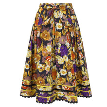 Load image into Gallery viewer, Joe Browns Purple Into The Rose Garden Vintage Skirt