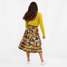 Load image into Gallery viewer, Joe Browns Purple Into The Rose Garden Vintage Skirt