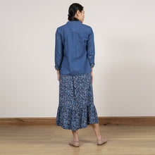 Load image into Gallery viewer, Lily &amp; Me Navy Witcombe Skirt Navy Ditsy