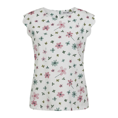 Alice Collins Floral Stamp Ava Top