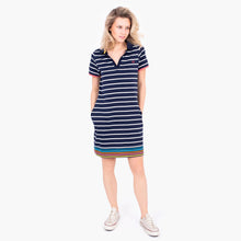 Load image into Gallery viewer, Brakeburn Navy Melody Polo Dress