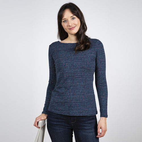 Lily & Me Navy Monica Top Harvest Seeds