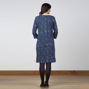 Lily & Me Navy Maisemore Dress Triangles