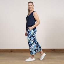 Load image into Gallery viewer, Lily &amp; Me Navy Drift Trousers Peony Bloom