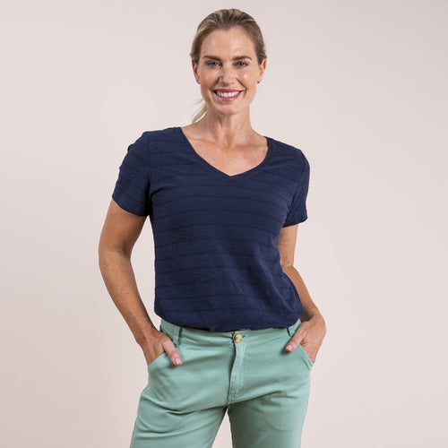 Lily & Me Navy Victoria Tee