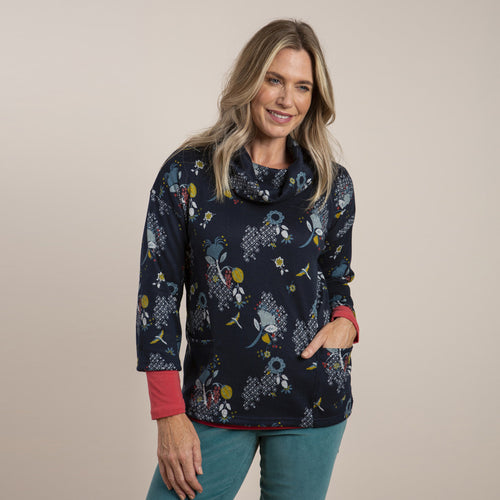 Lily & Me Navy Olivia Jumper Greengage