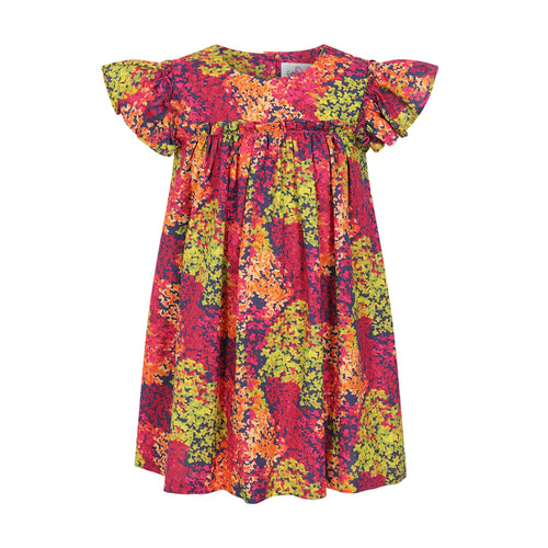 Alice Collins Little Alice Crush Print Girls Chantelle Dress