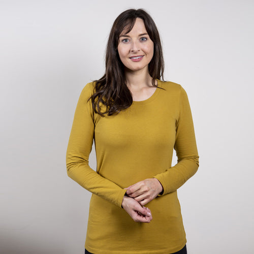 Lily & Me Ochre Layering Tee