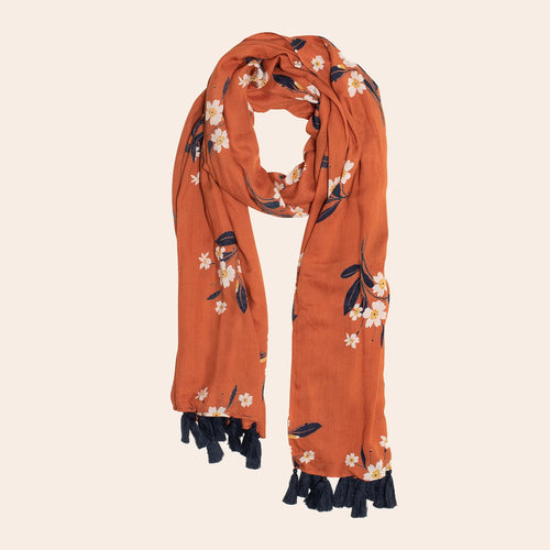 Brakeburn Orange Primrose Scarf