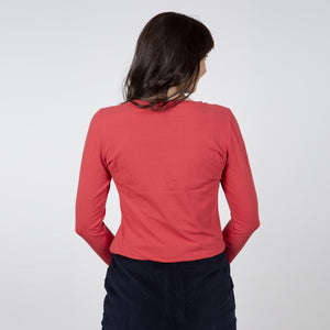Lily & Me Chalk Red Layering Tee