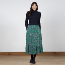 Load image into Gallery viewer, Lily &amp; Me Green Witcombe Skirt Ditsy