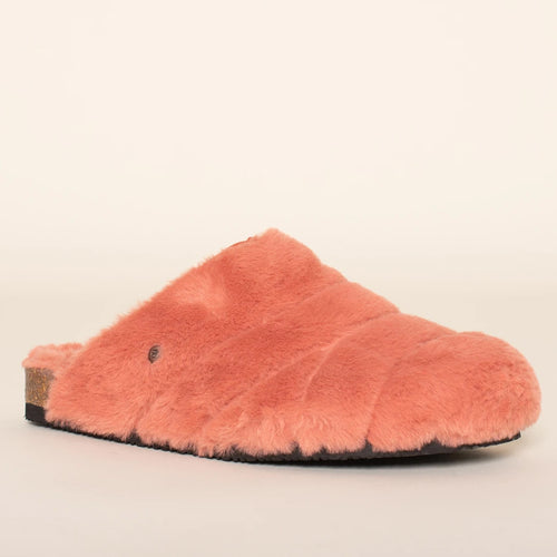 Brakeburn Coral Fluffy Slippers