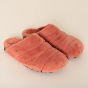 Brakeburn Coral Fluffy Slippers