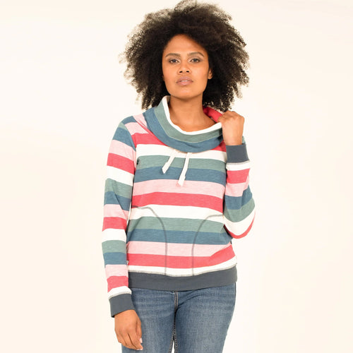 Brakeburn Multicolour Cowl Neck Sweat