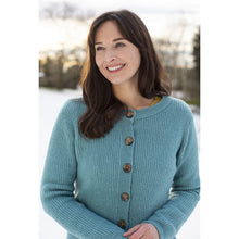 Load image into Gallery viewer, Lily &amp; Me Teal Cosy Rib Cardi