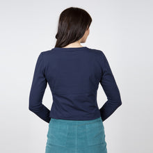 Load image into Gallery viewer, Lily &amp; Me Navy Layering Tee
