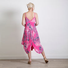 Load image into Gallery viewer, Goose Island Fuchsia Strappy Paisley Print Sundress